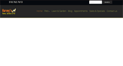 Desktop Screenshot of harveyshomeandgarden.com